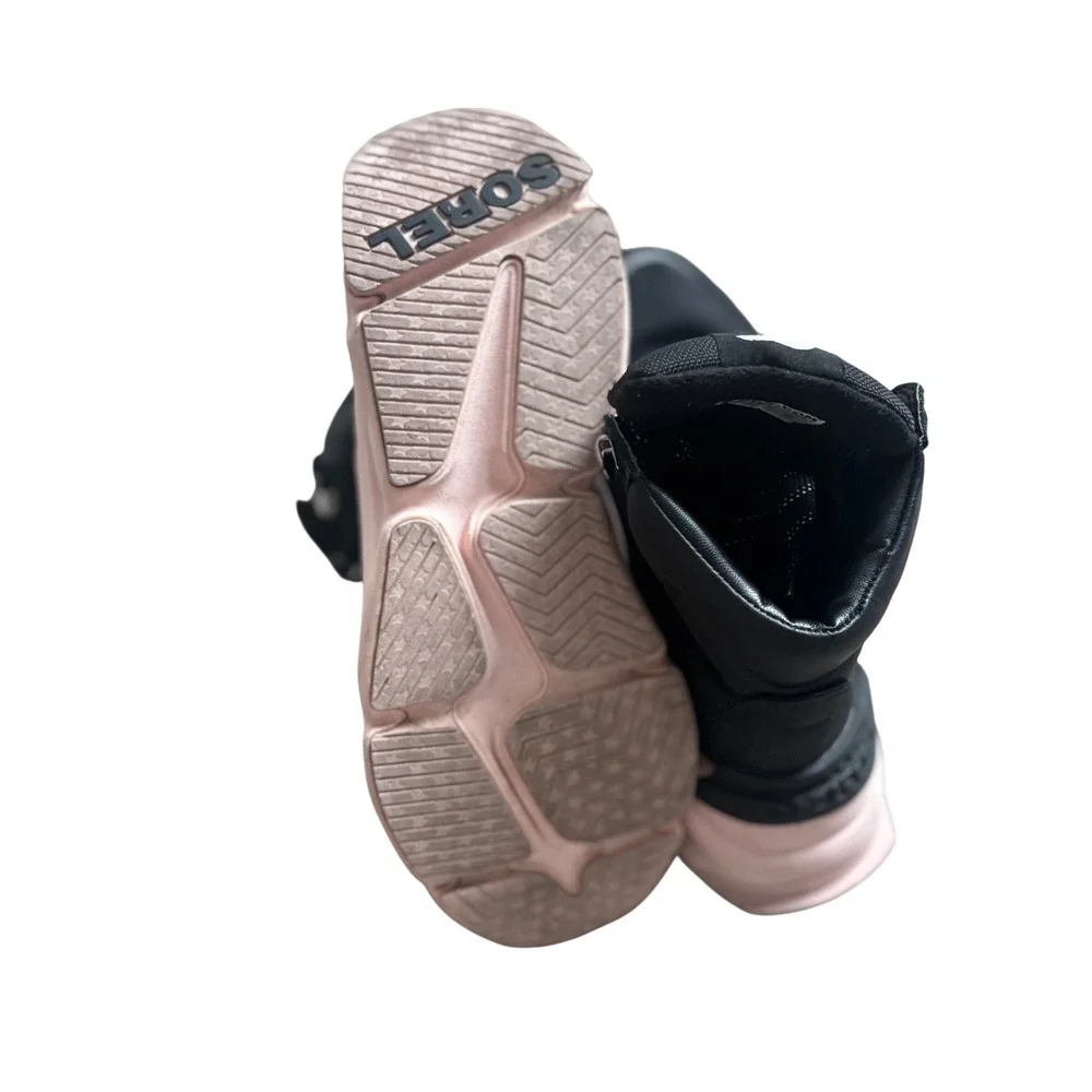 Sorel Kinetic Impact Conquest Black Pink‎ Winter Boots NL4400-011 Womens 6